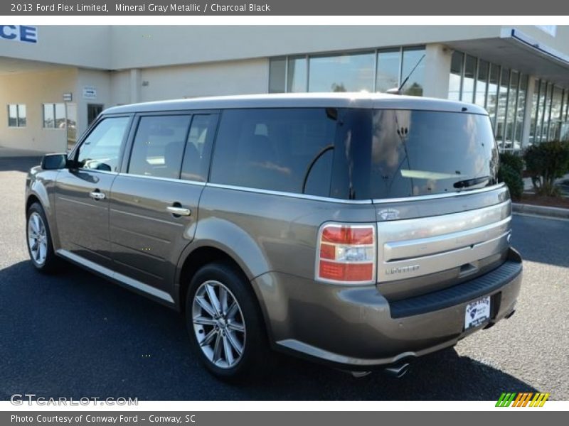 Mineral Gray Metallic / Charcoal Black 2013 Ford Flex Limited