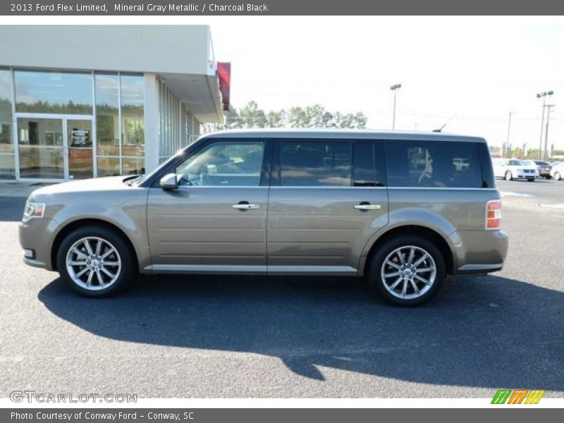 Mineral Gray Metallic / Charcoal Black 2013 Ford Flex Limited