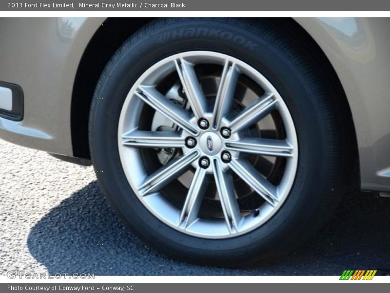 Mineral Gray Metallic / Charcoal Black 2013 Ford Flex Limited