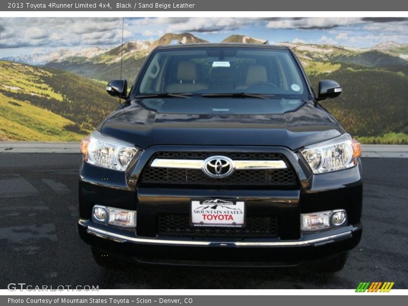 Black / Sand Beige Leather 2013 Toyota 4Runner Limited 4x4