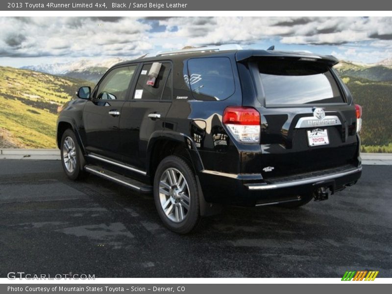 Black / Sand Beige Leather 2013 Toyota 4Runner Limited 4x4