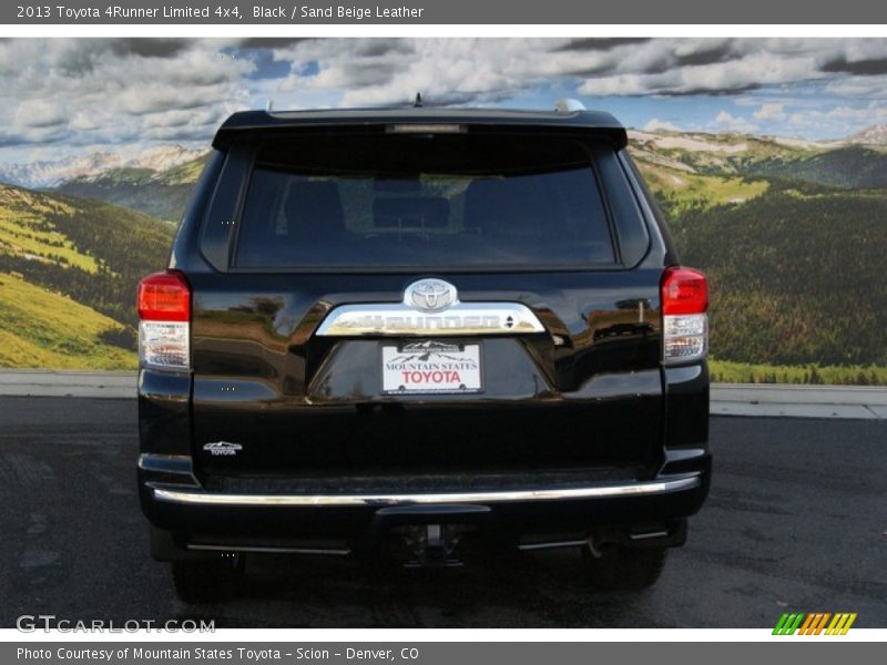 Black / Sand Beige Leather 2013 Toyota 4Runner Limited 4x4