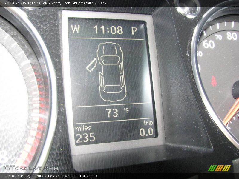 Iron Grey Metallic / Black 2009 Volkswagen CC VR6 Sport