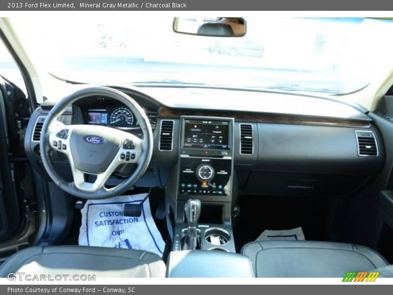 Mineral Gray Metallic / Charcoal Black 2013 Ford Flex Limited