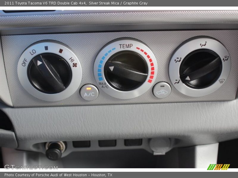 Silver Streak Mica / Graphite Gray 2011 Toyota Tacoma V6 TRD Double Cab 4x4