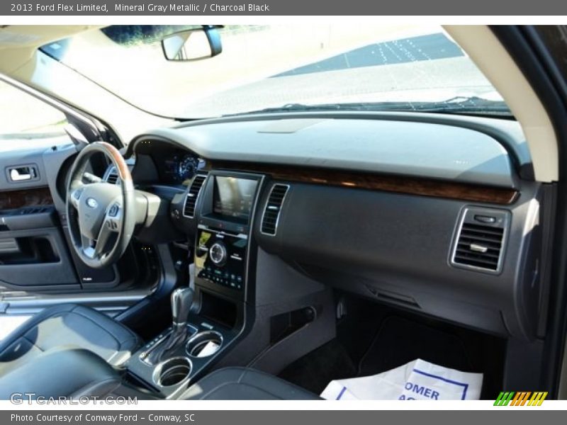 Mineral Gray Metallic / Charcoal Black 2013 Ford Flex Limited