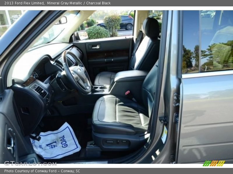 Mineral Gray Metallic / Charcoal Black 2013 Ford Flex Limited