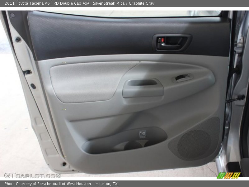 Silver Streak Mica / Graphite Gray 2011 Toyota Tacoma V6 TRD Double Cab 4x4