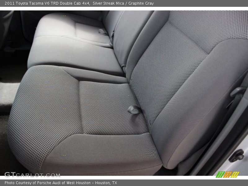 Silver Streak Mica / Graphite Gray 2011 Toyota Tacoma V6 TRD Double Cab 4x4