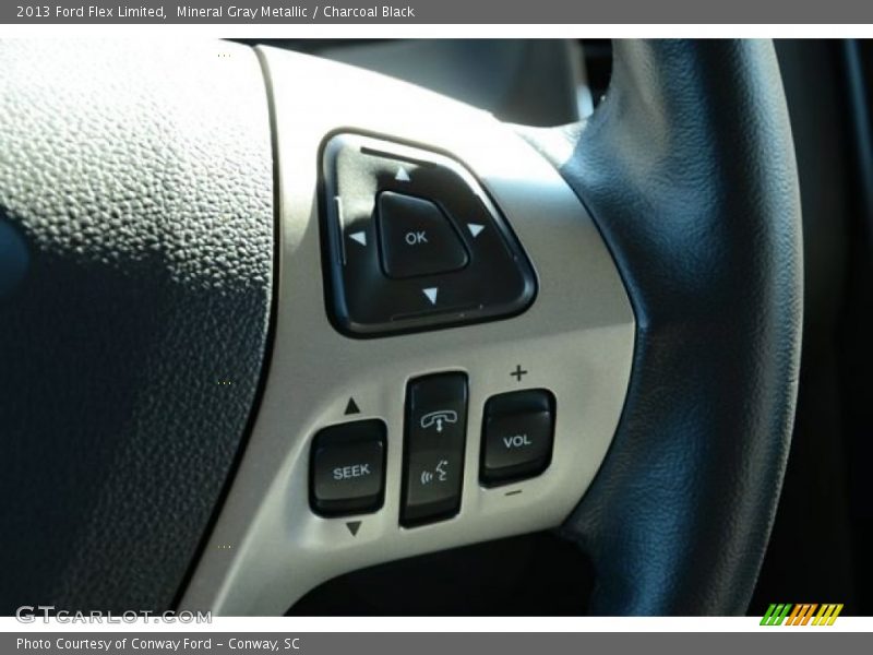 Mineral Gray Metallic / Charcoal Black 2013 Ford Flex Limited