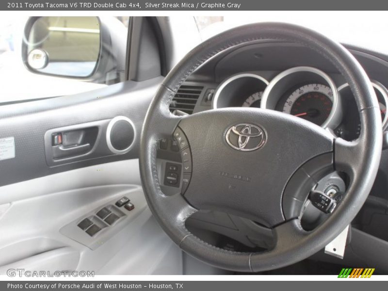 Silver Streak Mica / Graphite Gray 2011 Toyota Tacoma V6 TRD Double Cab 4x4