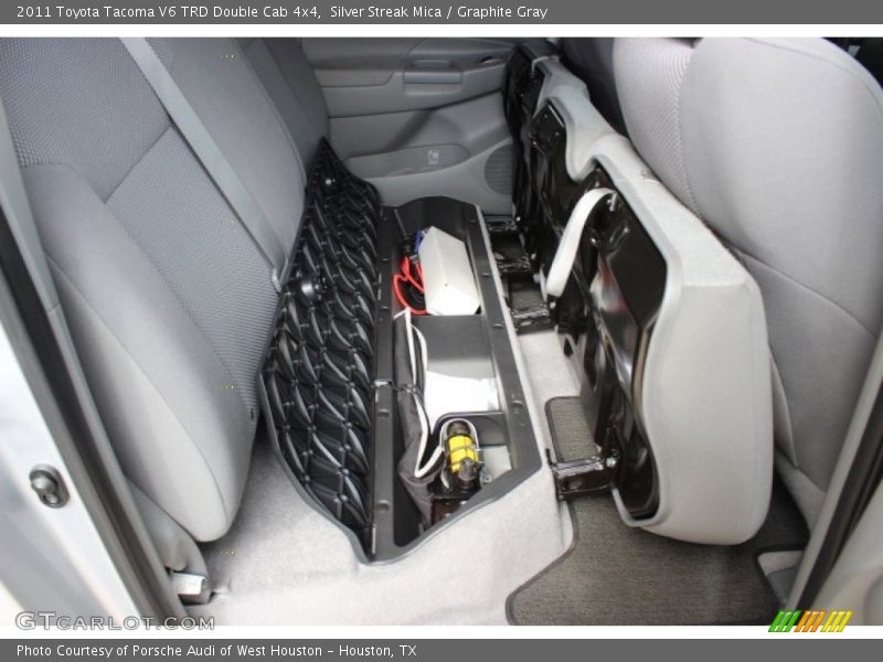 Silver Streak Mica / Graphite Gray 2011 Toyota Tacoma V6 TRD Double Cab 4x4
