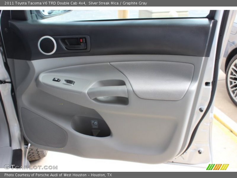 Silver Streak Mica / Graphite Gray 2011 Toyota Tacoma V6 TRD Double Cab 4x4