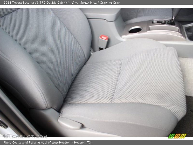 Silver Streak Mica / Graphite Gray 2011 Toyota Tacoma V6 TRD Double Cab 4x4