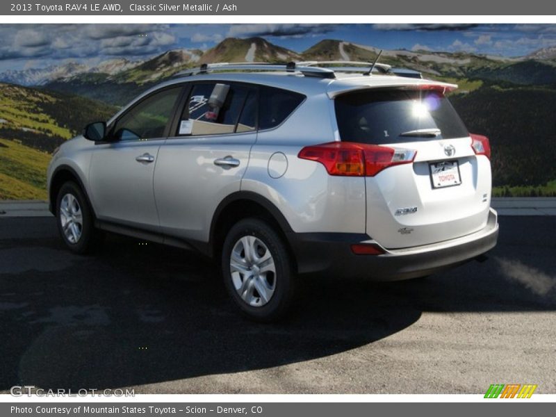 Classic Silver Metallic / Ash 2013 Toyota RAV4 LE AWD