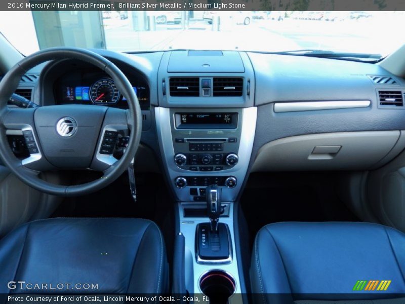 Brilliant Silver Metallic / Medium Light Stone 2010 Mercury Milan Hybrid Premier