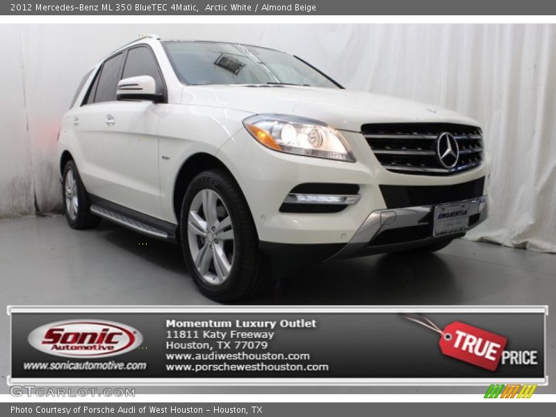 Arctic White / Almond Beige 2012 Mercedes-Benz ML 350 BlueTEC 4Matic