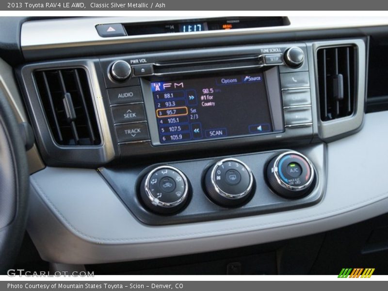Classic Silver Metallic / Ash 2013 Toyota RAV4 LE AWD
