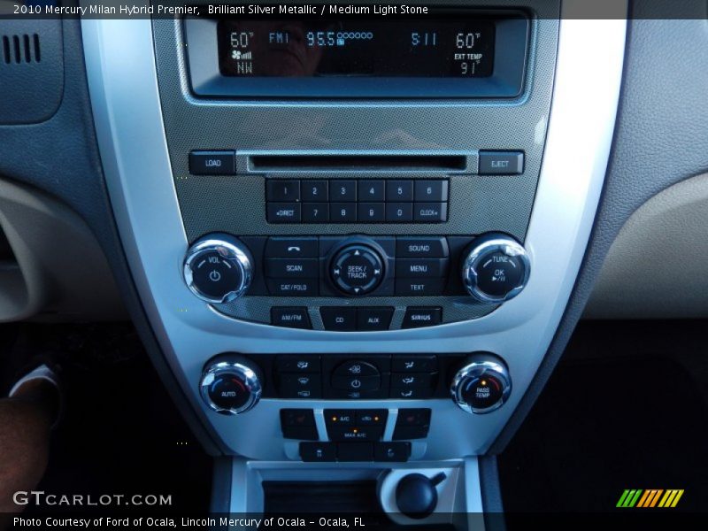 Brilliant Silver Metallic / Medium Light Stone 2010 Mercury Milan Hybrid Premier