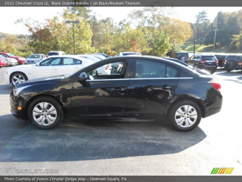 Black Granite Metallic / Jet Black/Medium Titanium 2012 Chevrolet Cruze LS