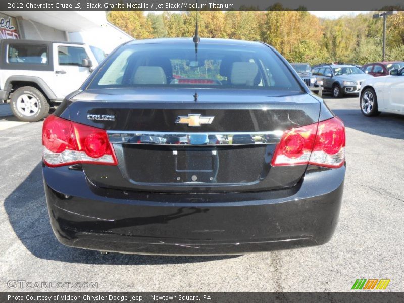 Black Granite Metallic / Jet Black/Medium Titanium 2012 Chevrolet Cruze LS