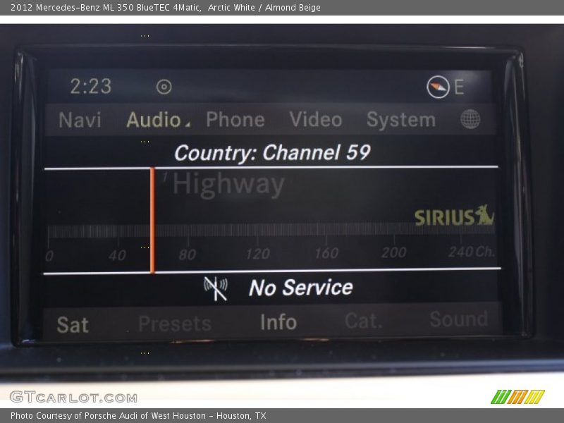 Arctic White / Almond Beige 2012 Mercedes-Benz ML 350 BlueTEC 4Matic