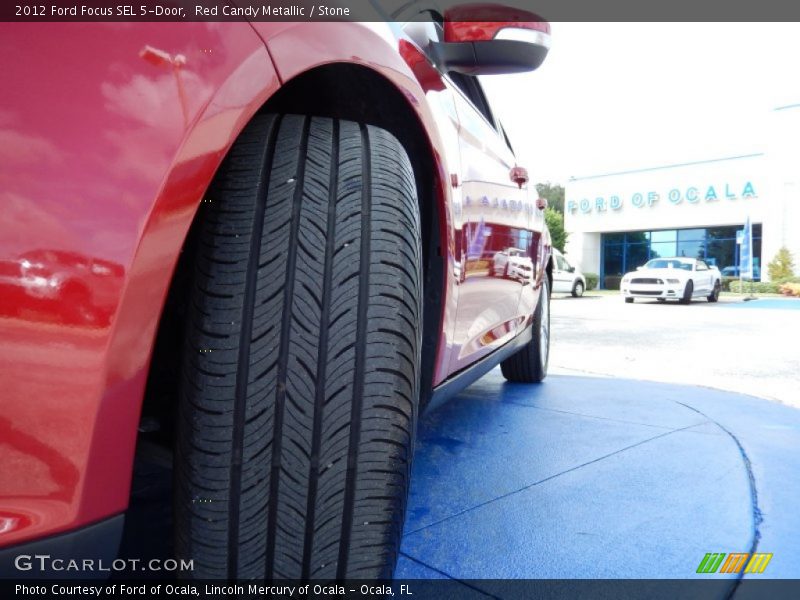 Red Candy Metallic / Stone 2012 Ford Focus SEL 5-Door