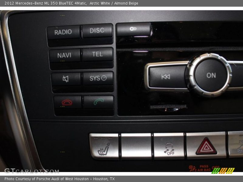 Arctic White / Almond Beige 2012 Mercedes-Benz ML 350 BlueTEC 4Matic