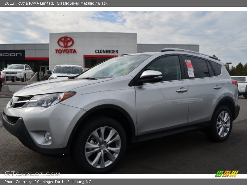 Classic Silver Metallic / Black 2013 Toyota RAV4 Limited