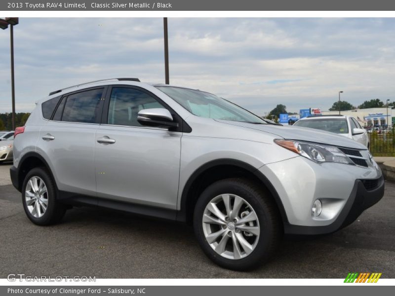 Classic Silver Metallic / Black 2013 Toyota RAV4 Limited