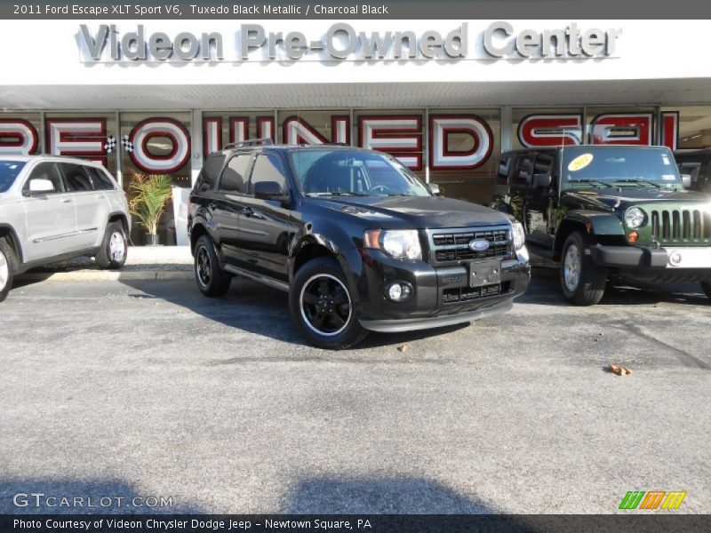 Tuxedo Black Metallic / Charcoal Black 2011 Ford Escape XLT Sport V6