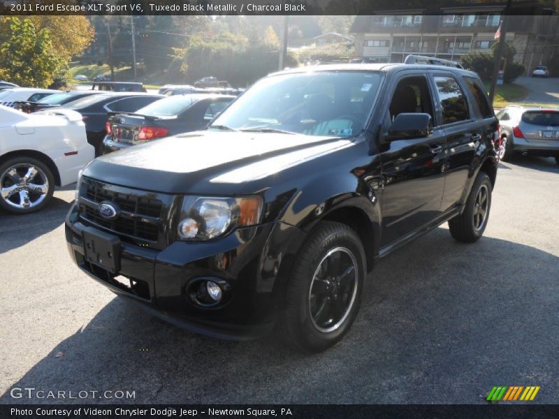Tuxedo Black Metallic / Charcoal Black 2011 Ford Escape XLT Sport V6
