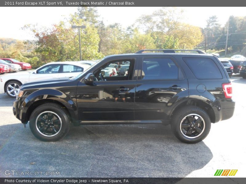 Tuxedo Black Metallic / Charcoal Black 2011 Ford Escape XLT Sport V6
