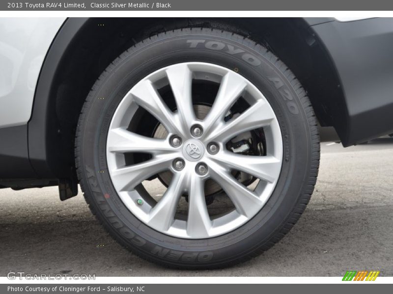 Classic Silver Metallic / Black 2013 Toyota RAV4 Limited