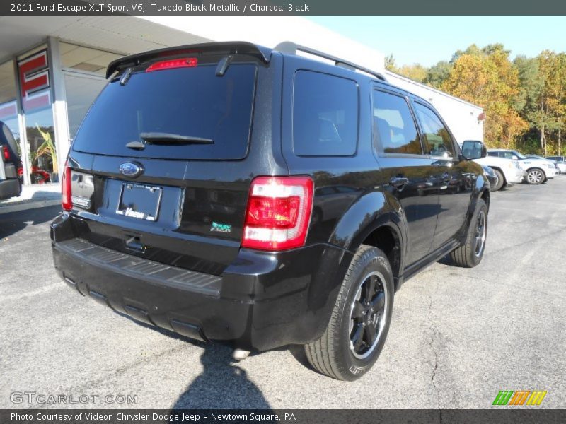 Tuxedo Black Metallic / Charcoal Black 2011 Ford Escape XLT Sport V6