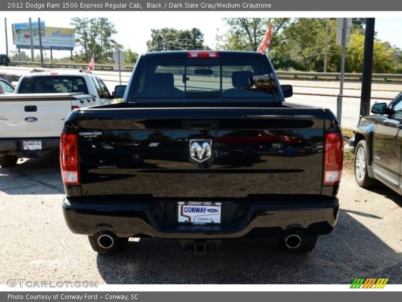 Black / Dark Slate Gray/Medium Graystone 2012 Dodge Ram 1500 Express Regular Cab