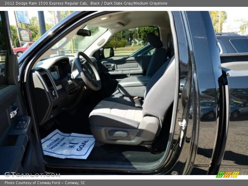 Black / Dark Slate Gray/Medium Graystone 2012 Dodge Ram 1500 Express Regular Cab