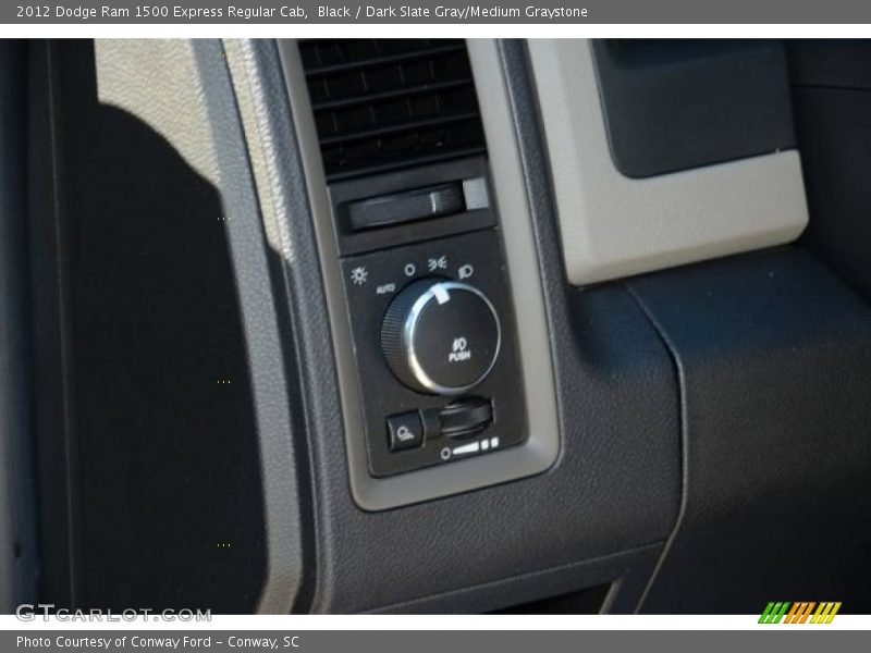 Black / Dark Slate Gray/Medium Graystone 2012 Dodge Ram 1500 Express Regular Cab