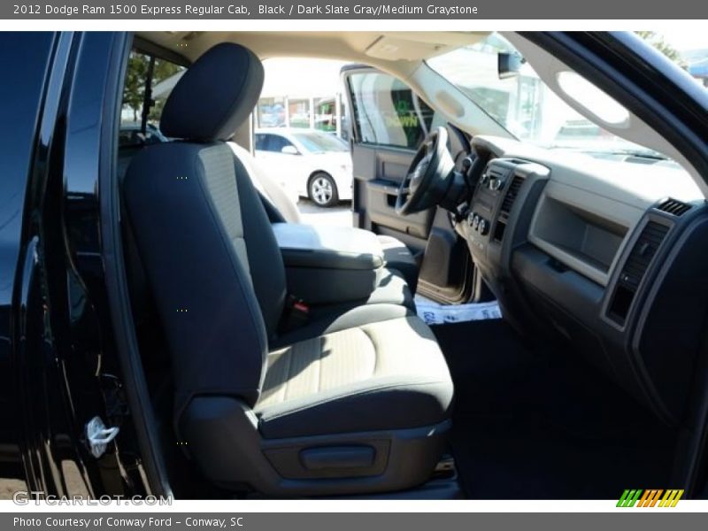 Black / Dark Slate Gray/Medium Graystone 2012 Dodge Ram 1500 Express Regular Cab