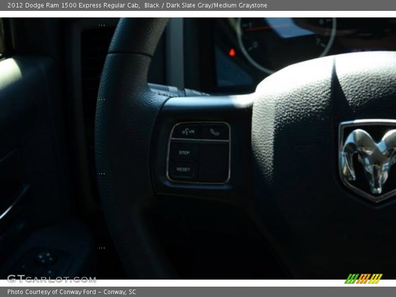 Black / Dark Slate Gray/Medium Graystone 2012 Dodge Ram 1500 Express Regular Cab