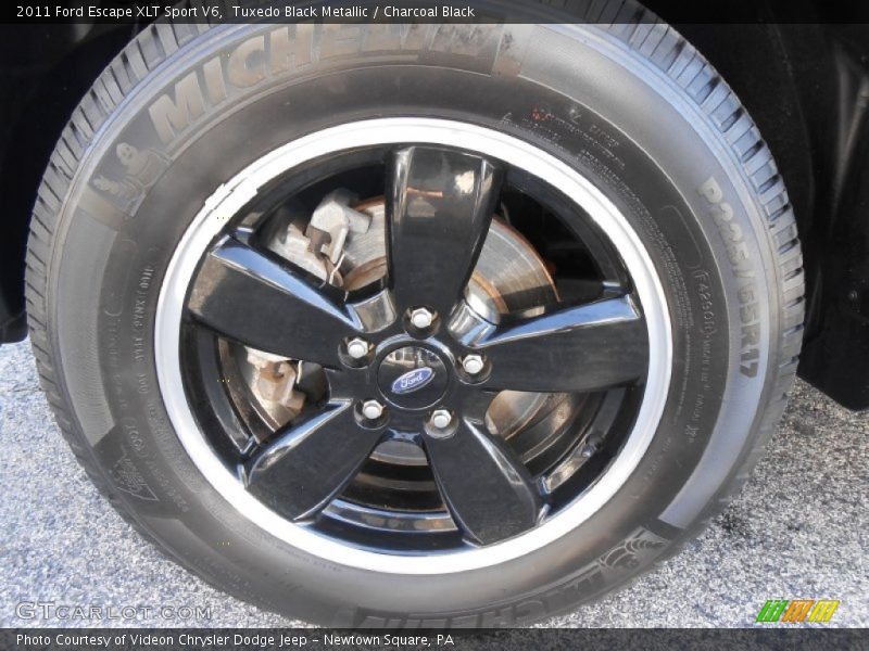 Tuxedo Black Metallic / Charcoal Black 2011 Ford Escape XLT Sport V6