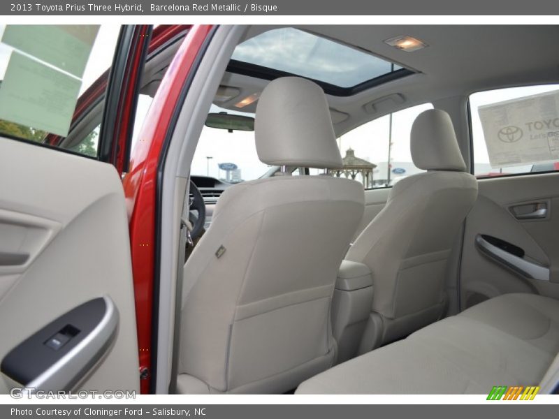 Barcelona Red Metallic / Bisque 2013 Toyota Prius Three Hybrid