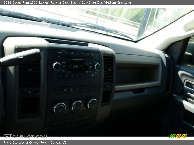 Black / Dark Slate Gray/Medium Graystone 2012 Dodge Ram 1500 Express Regular Cab