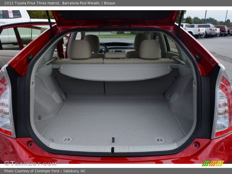 Barcelona Red Metallic / Bisque 2013 Toyota Prius Three Hybrid