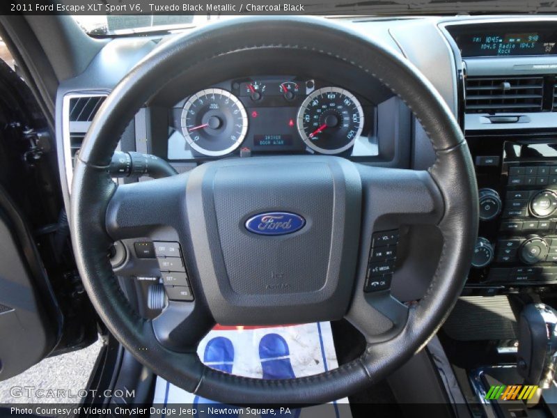 Tuxedo Black Metallic / Charcoal Black 2011 Ford Escape XLT Sport V6