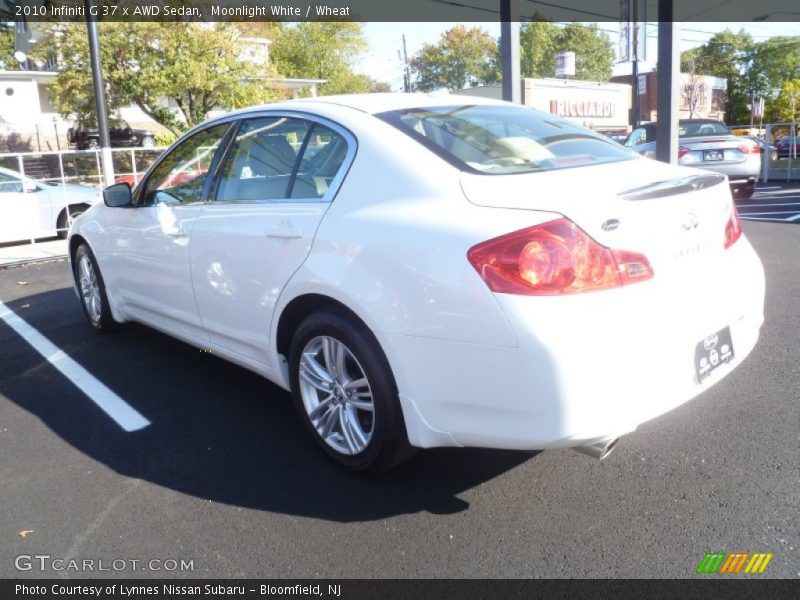 Moonlight White / Wheat 2010 Infiniti G 37 x AWD Sedan