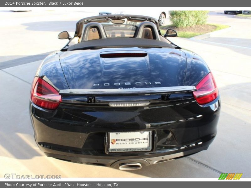 Black / Luxor Beige 2014 Porsche Boxster