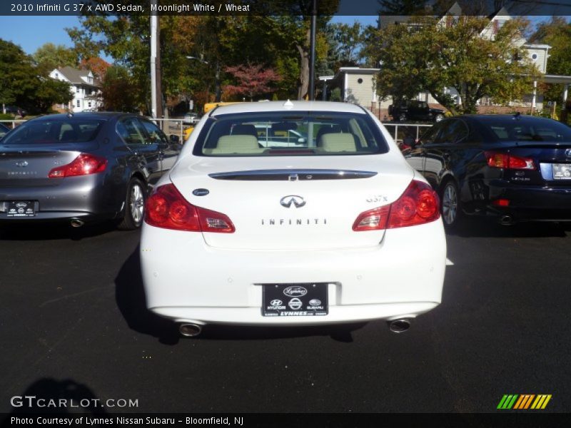 Moonlight White / Wheat 2010 Infiniti G 37 x AWD Sedan