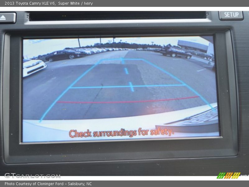 Super White / Ivory 2013 Toyota Camry XLE V6