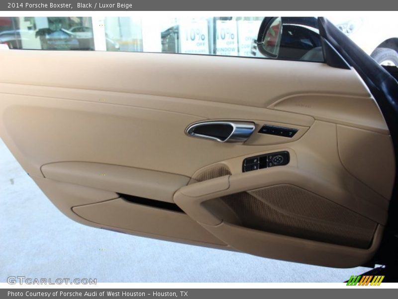 Black / Luxor Beige 2014 Porsche Boxster